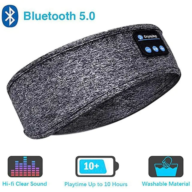 Fone Bluetooth Earphones Sports Sleeping Headband