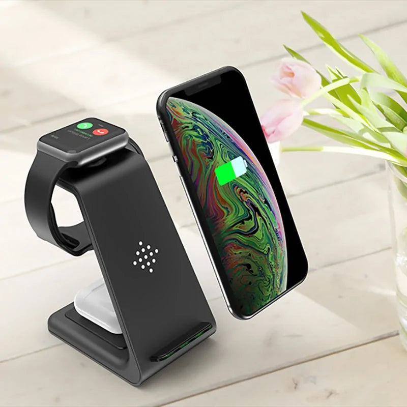 3-in-1 Wireless Charger for iPhone and Samsung